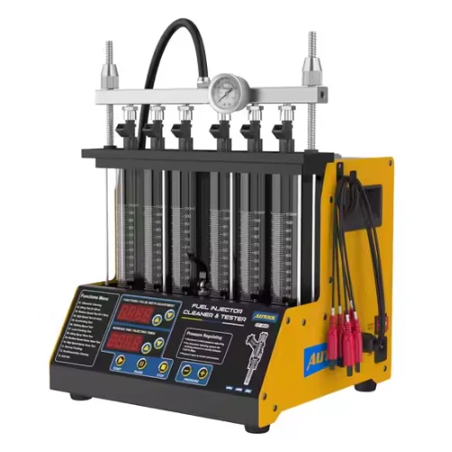 AUTOOL CT200 Ultrasonic Fuel Injector Cleaner & Tester – 6-Cylinder Petrol Engine Nozzle Cleaning Machine with 110V/220V Impulse System for Automotive Workshops