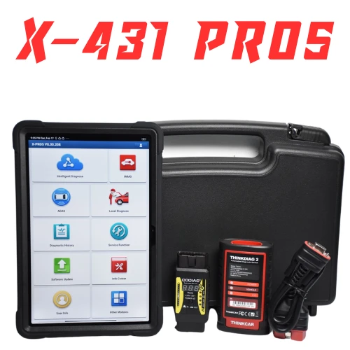 Latest X-431 XPRO5 – All-in-One Intelligent Automotive Diagnostic Scanner | 12V & 24V Support | EV, Trucks, Motorcycles, Machinery | Diesel & Gasoline Vehicles | Advanced Key Programming| ECU Coding | Topology Mapping | 60+ Maintenance Functions | CAN FD & DoIP Protocols | HaynesPro Integrated | 2 Years Free Updates | With Special Gift