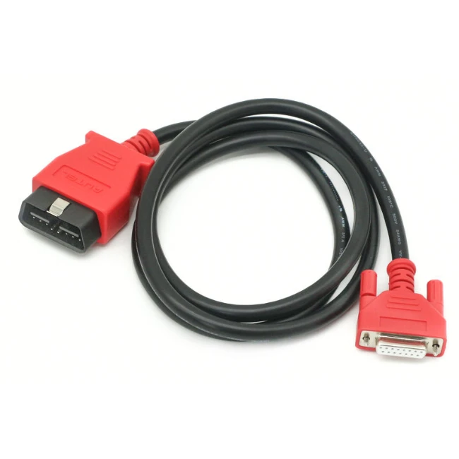 Autel MaxiSys 15-Pin to OBD-II 16-Pin Diagnostic Cable – Heavy-Duty Main Interface for MS906, MS905, MS908, DS808, DS808KIT | Precision Engineered for Professional Automotive Diagnostics