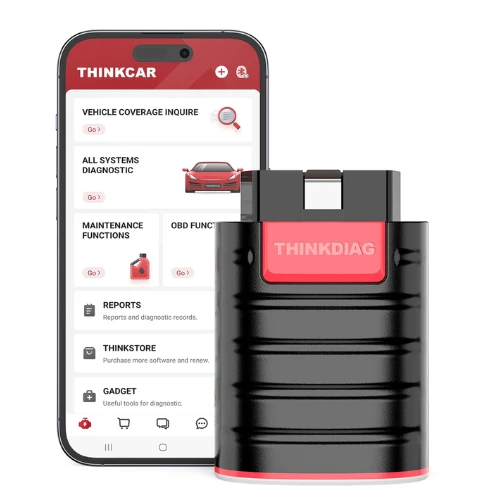 Thinkdiag Multi-language Car OBDII Code Reader Full System Auto Bidirectional Scanner OBD2 Diagnostic Tool Thinkdiag New Version All Software 1 Year Free