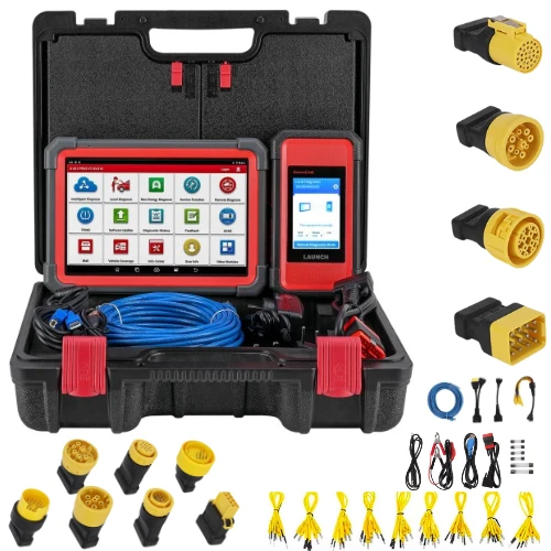 Launch X431 PRO3 Commercial Vehicle Diagnostic Kit with HD Truck Module – Full System Support & Included full kit