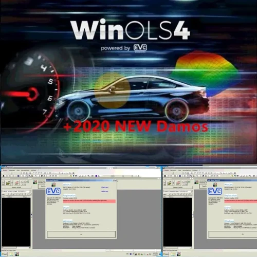 Newest WinOLS 4.51 + 2020 DAMOS Files – ECU Remapping and Tuning Software Compatible with Bosch, Siemens, Delphi, Denso ECUs – Supports Windows PC, Advanced Map Editing for Professional Tuners