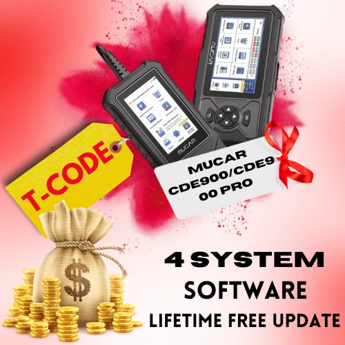MUCAR CDE900/CDE900 PRO 4 SYSTEM T-CODE
